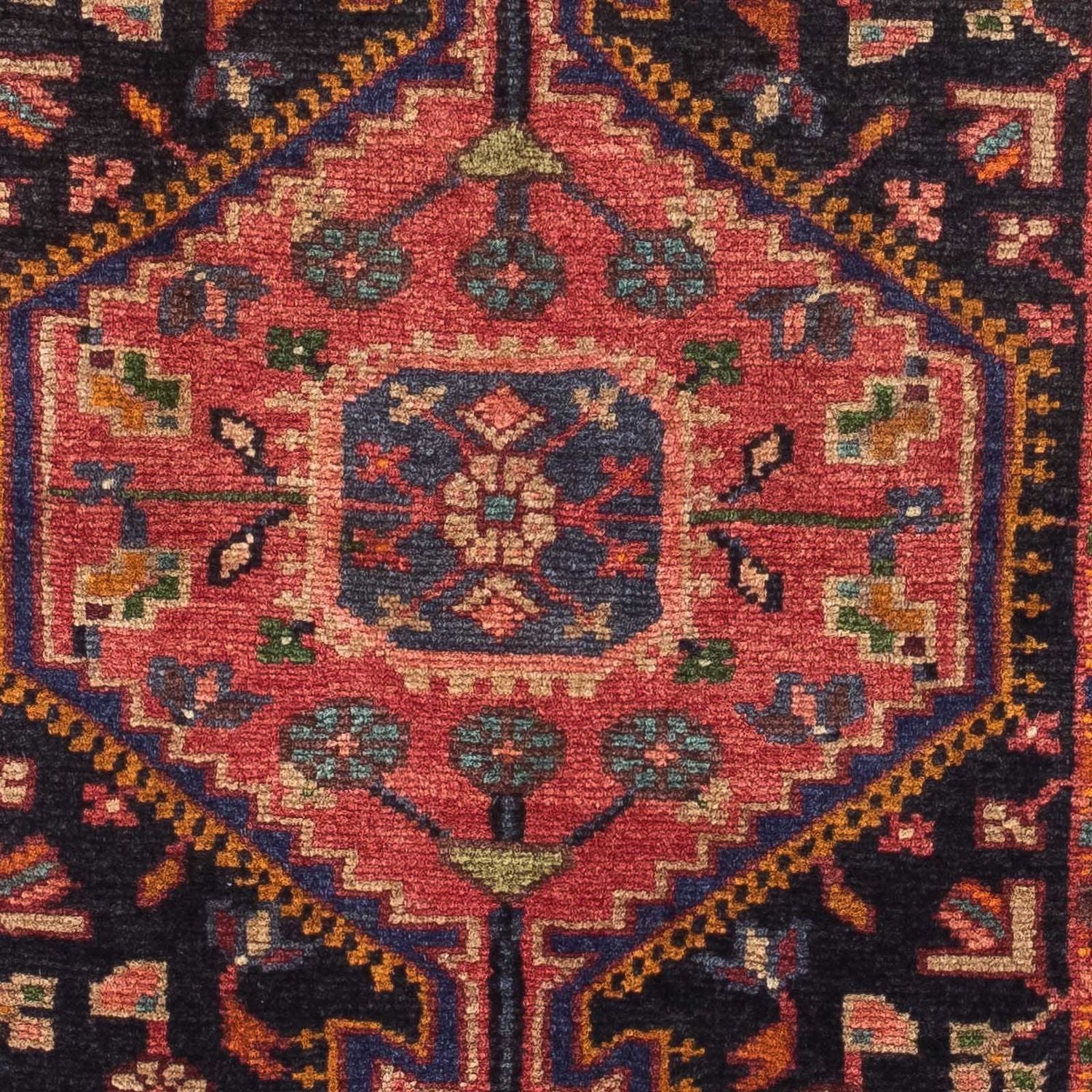 Persisk tæppe - Nomadisk - 122 x 82 cm - lysrød