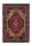 Persisk tæppe - Nomadisk - 125 x 83 cm - mørkerød