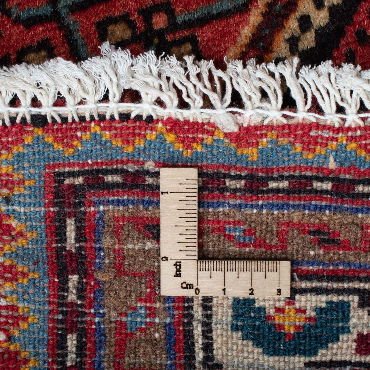 Persisk tæppe - Nomadisk - 115 x 83 cm - lysrød