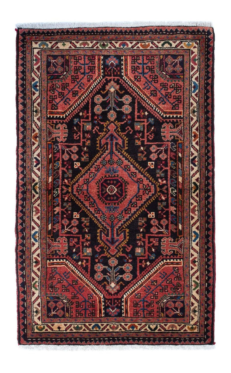 Persisk tæppe - Nomadisk - 130 x 85 cm - mørkeblå