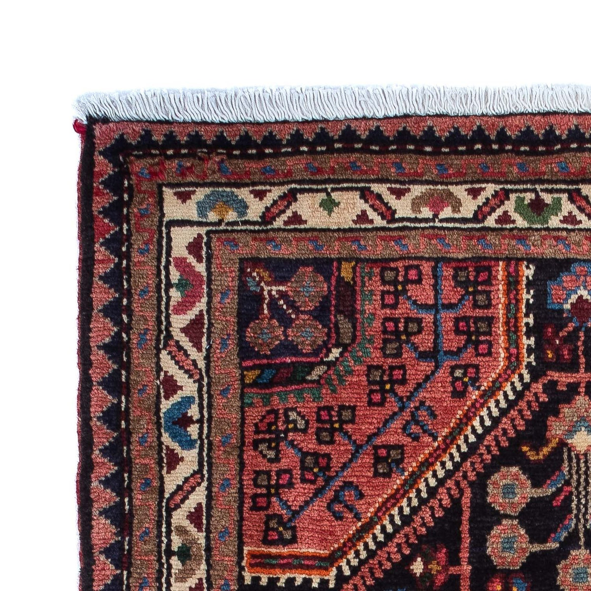 Persisk tæppe - Nomadisk - 130 x 85 cm - mørkeblå