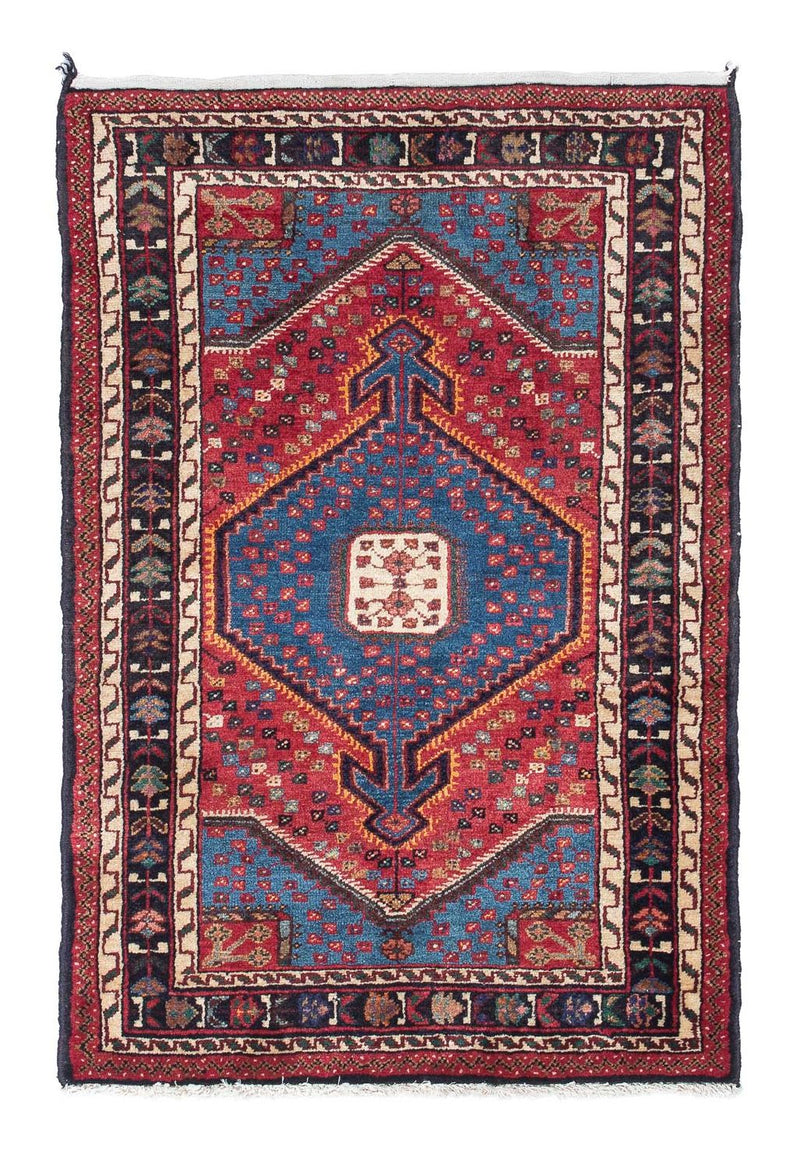Persisk tæppe - Nomadisk - 120 x 81 cm - blå