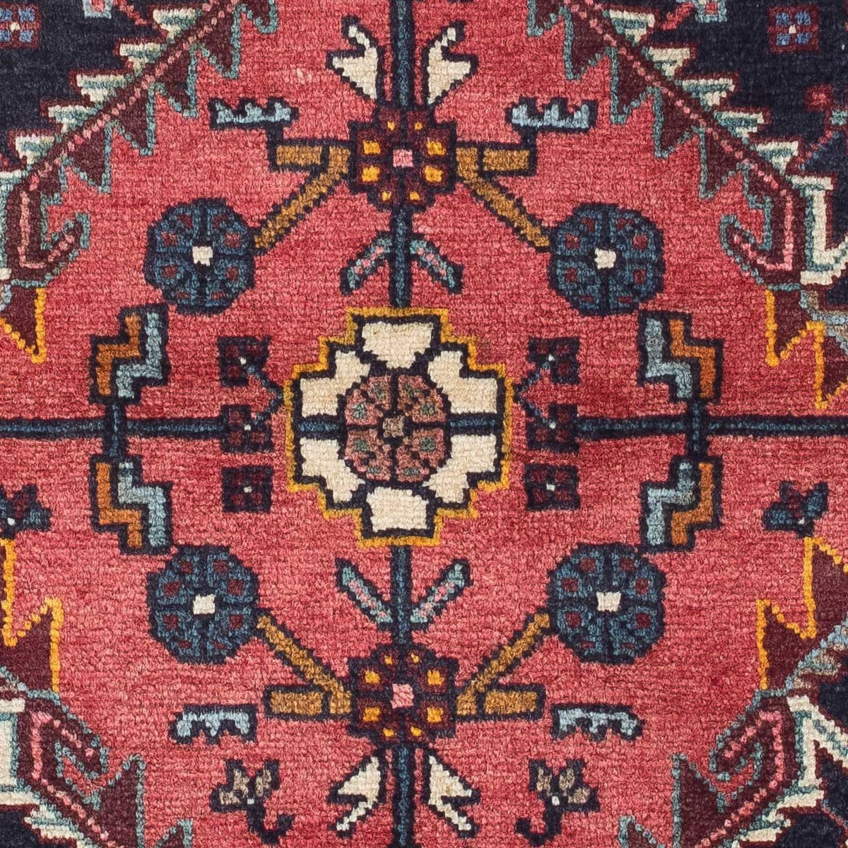 Persisk tæppe - Nomadisk - 115 x 84 cm - mørkeblå