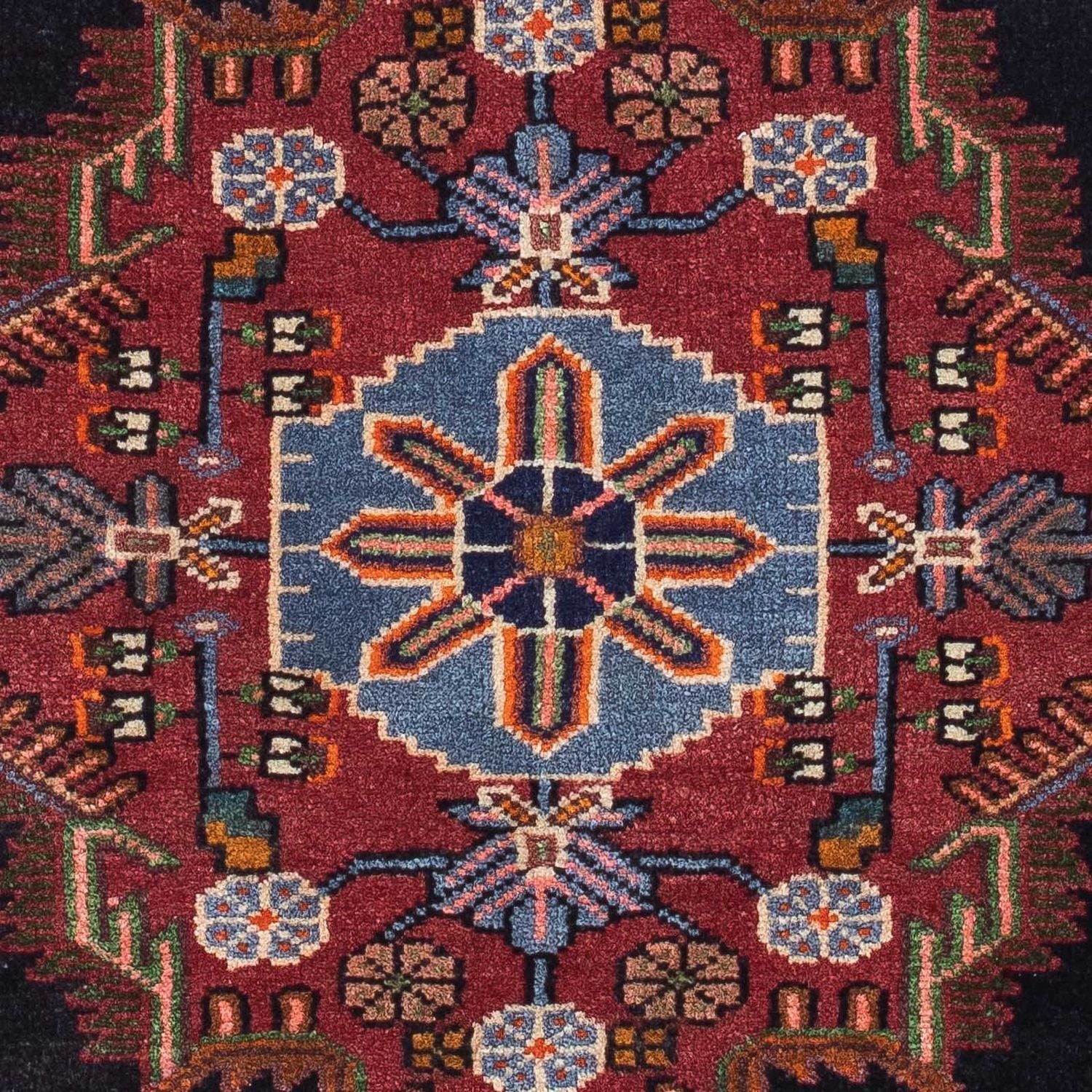 Persisk tæppe - Nomadisk - 125 x 92 cm - rust