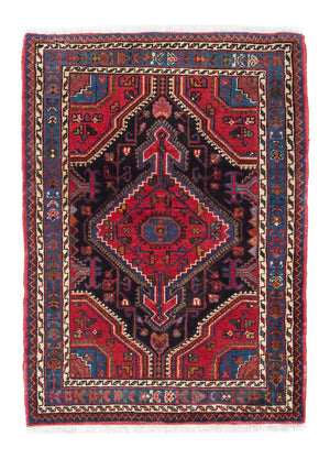 Persisk tæppe - Nomadisk - 120 x 88 cm - rød