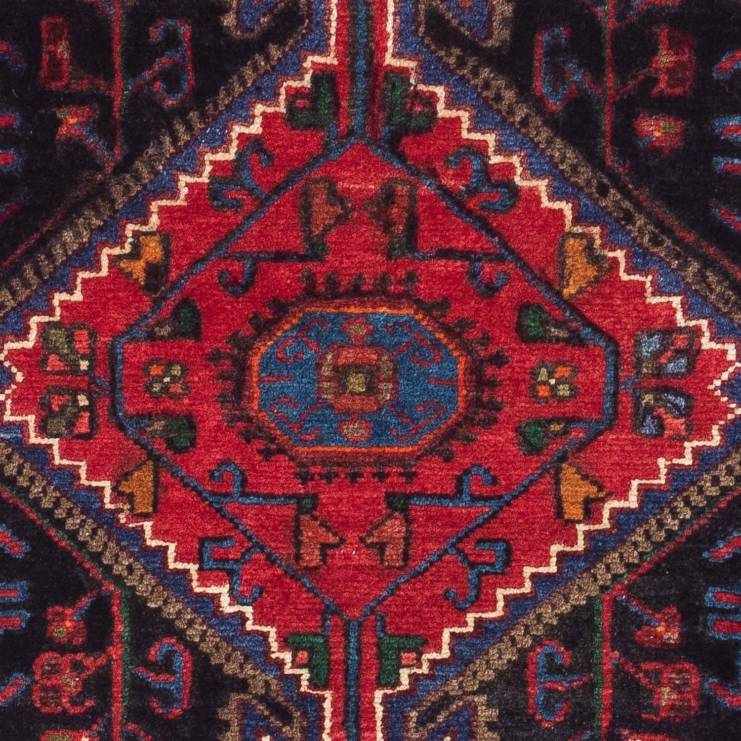 Persisk tæppe - Nomadisk - 120 x 88 cm - rød
