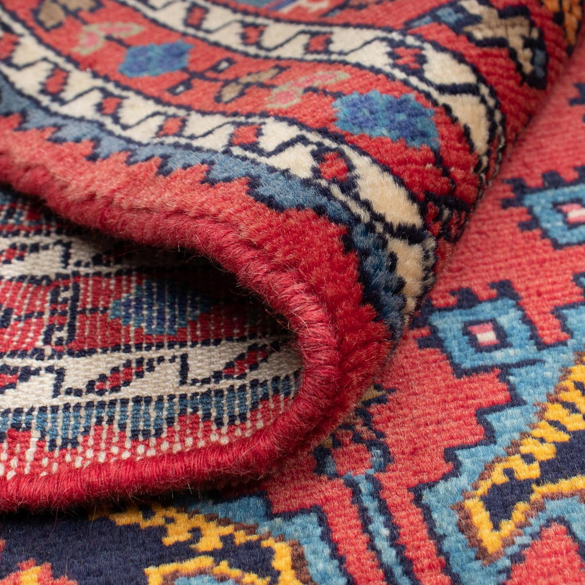 Persisk tæppe - Nomadisk - 130 x 90 cm - rød