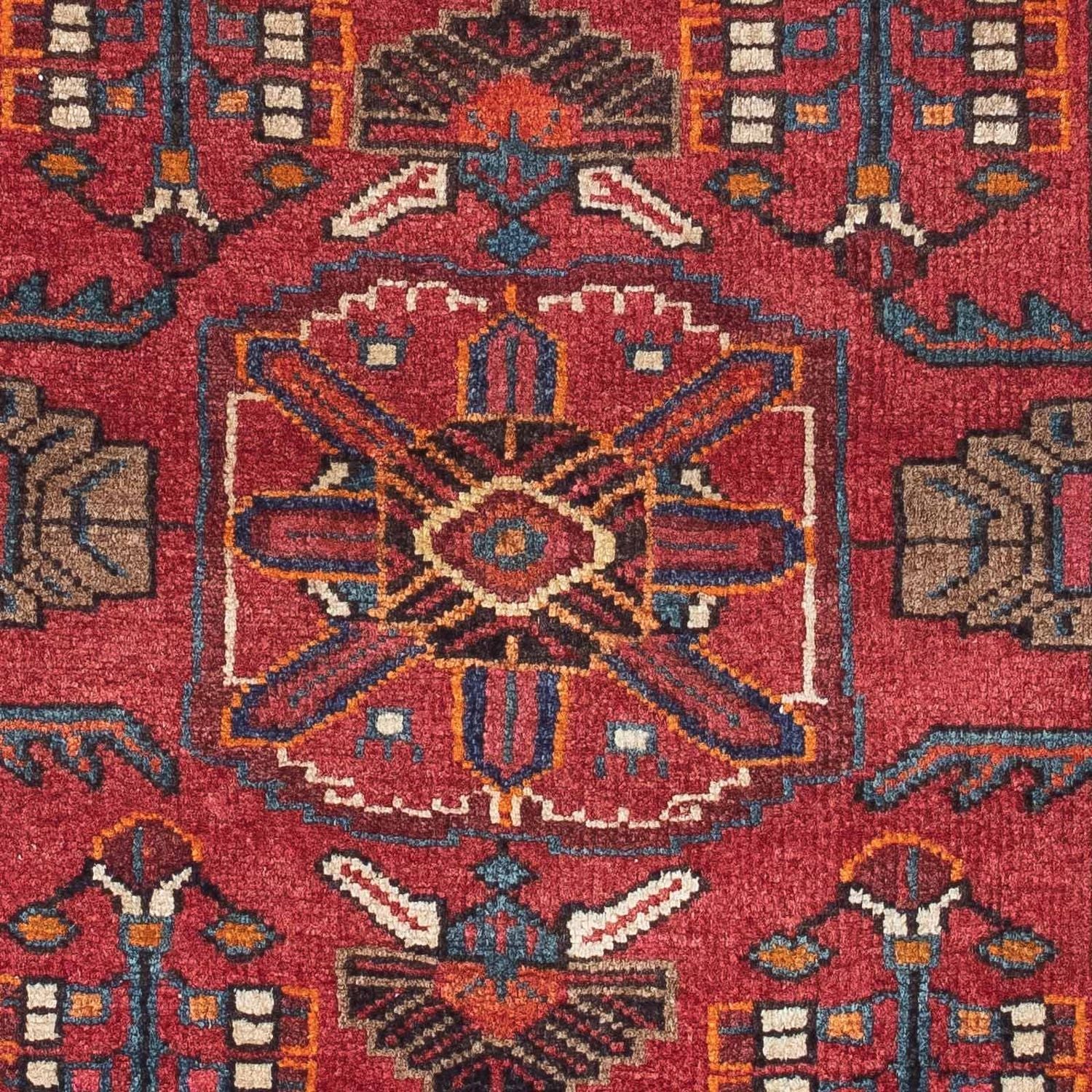 Persisk tæppe - Nomadisk - 145 x 92 cm - rød