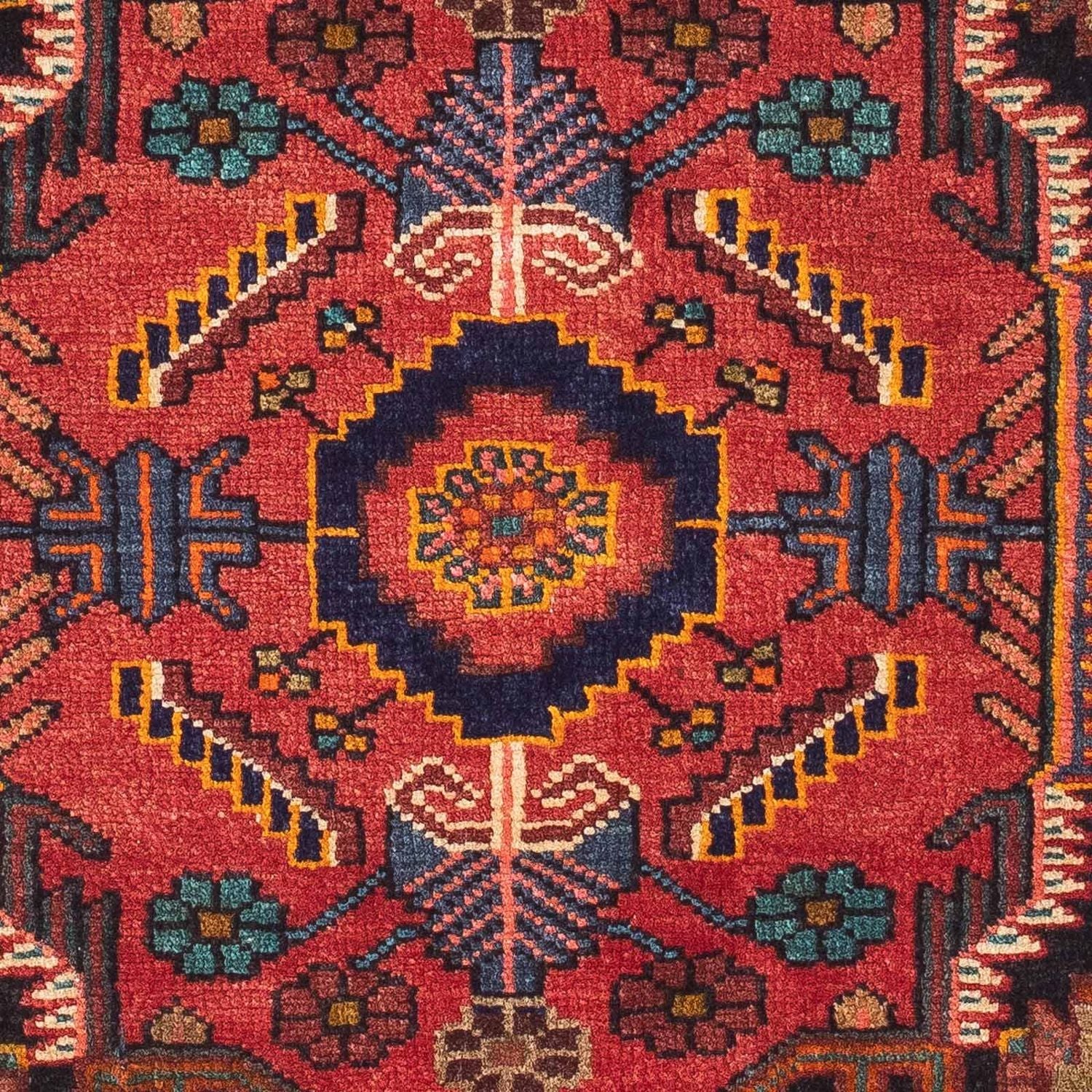 Persisk tæppe - Nomadisk - 127 x 84 cm - rød