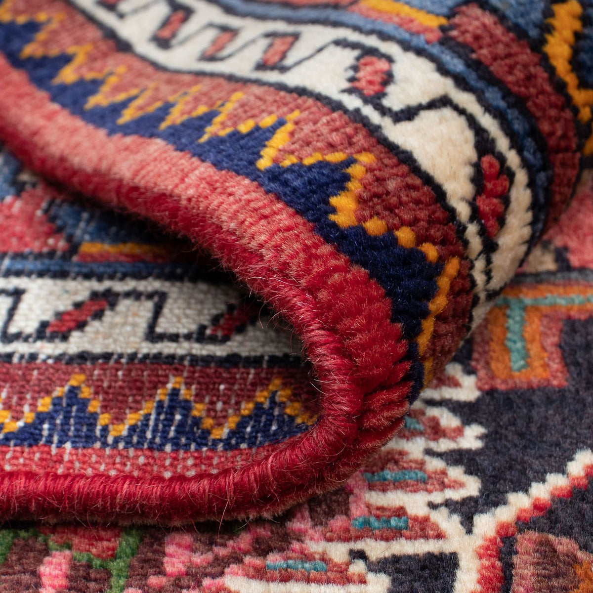 Persisk tæppe - Nomadisk - 127 x 84 cm - rød