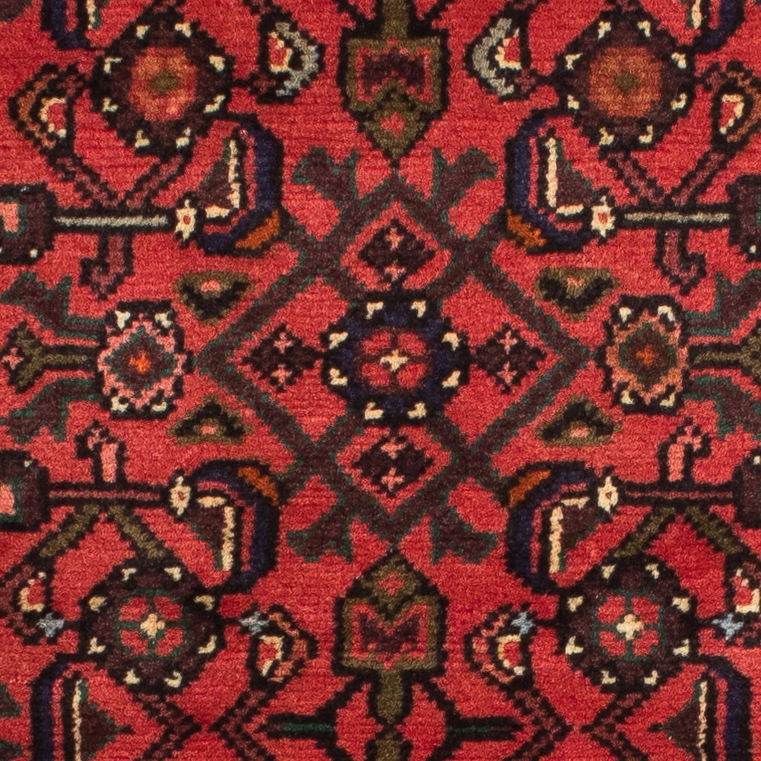 Løber Persisk tæppe - Nomadisk - 190 x 72 cm - mørkerød