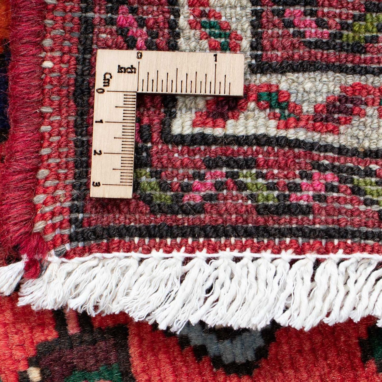 Løber Persisk tæppe - Nomadisk - 200 x 72 cm - mørkerød