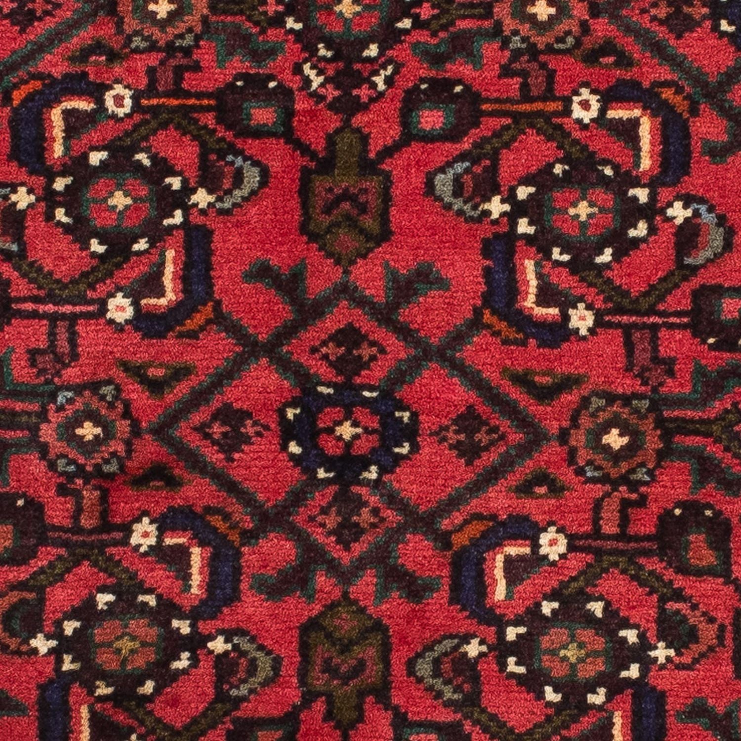 Løber Persisk tæppe - Nomadisk - 200 x 70 cm - mørkerød