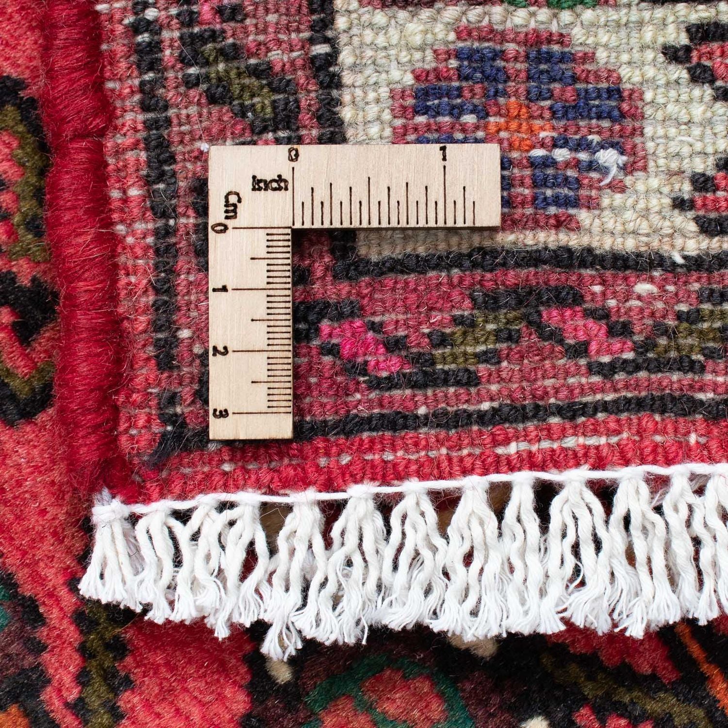 Løber Persisk tæppe - Nomadisk - 200 x 70 cm - mørkerød