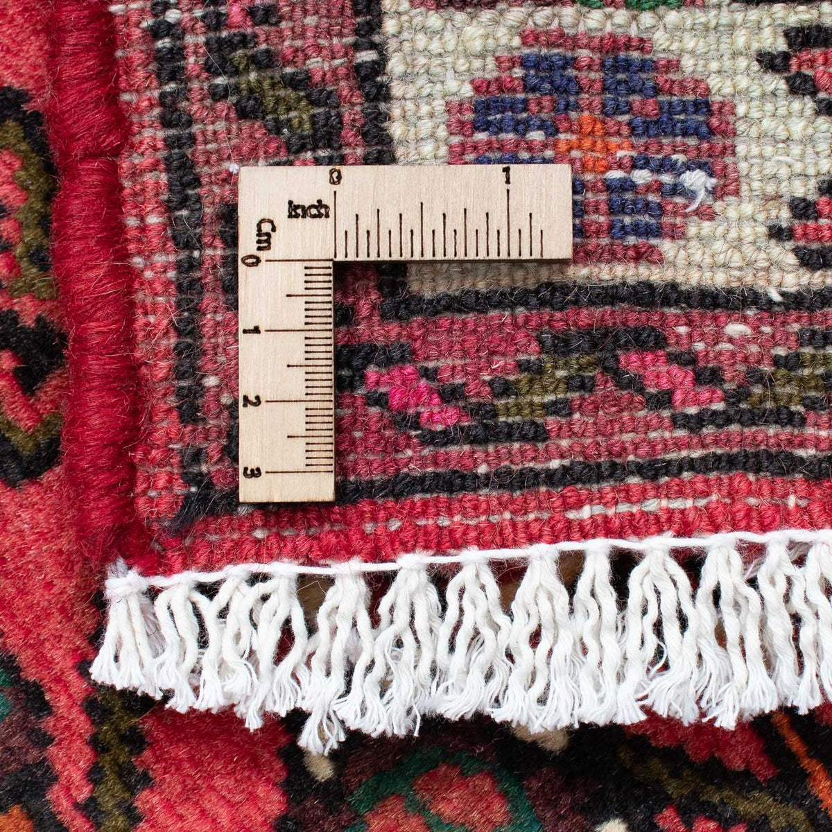 Løber Persisk tæppe - Nomadisk - 200 x 70 cm - mørkerød
