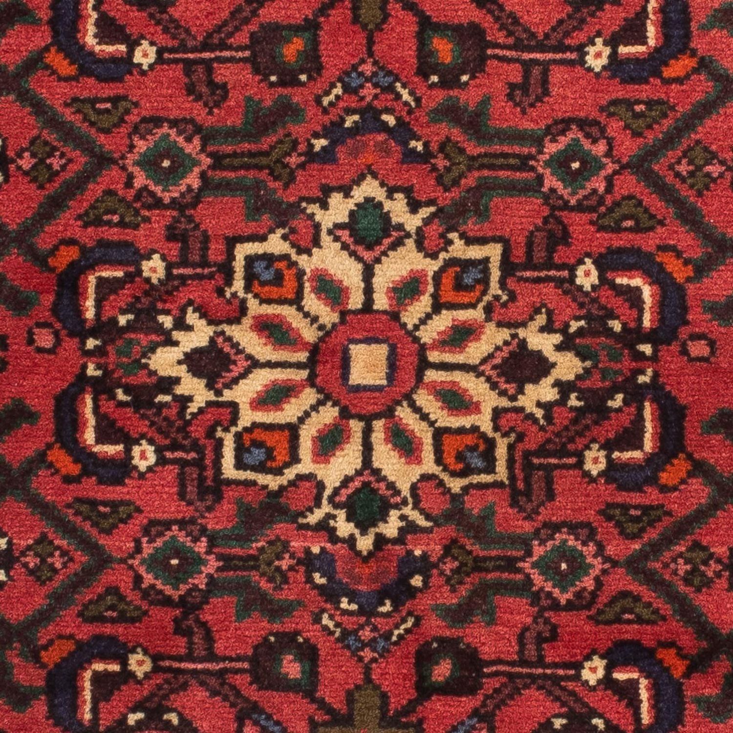 Løber Persisk tæppe - Nomadisk - 196 x 70 cm - mørkerød