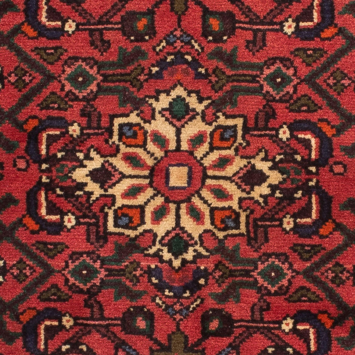 Løber Persisk tæppe - Nomadisk - 196 x 70 cm - mørkerød