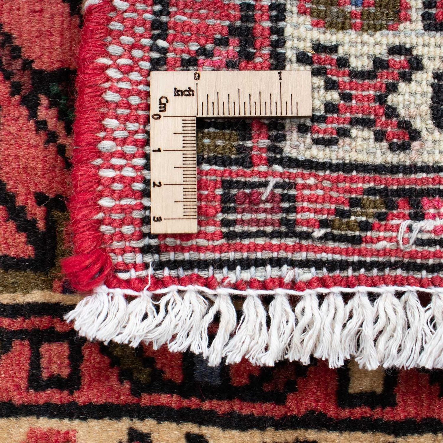 Løber Persisk tæppe - Nomadisk - 196 x 70 cm - mørkerød