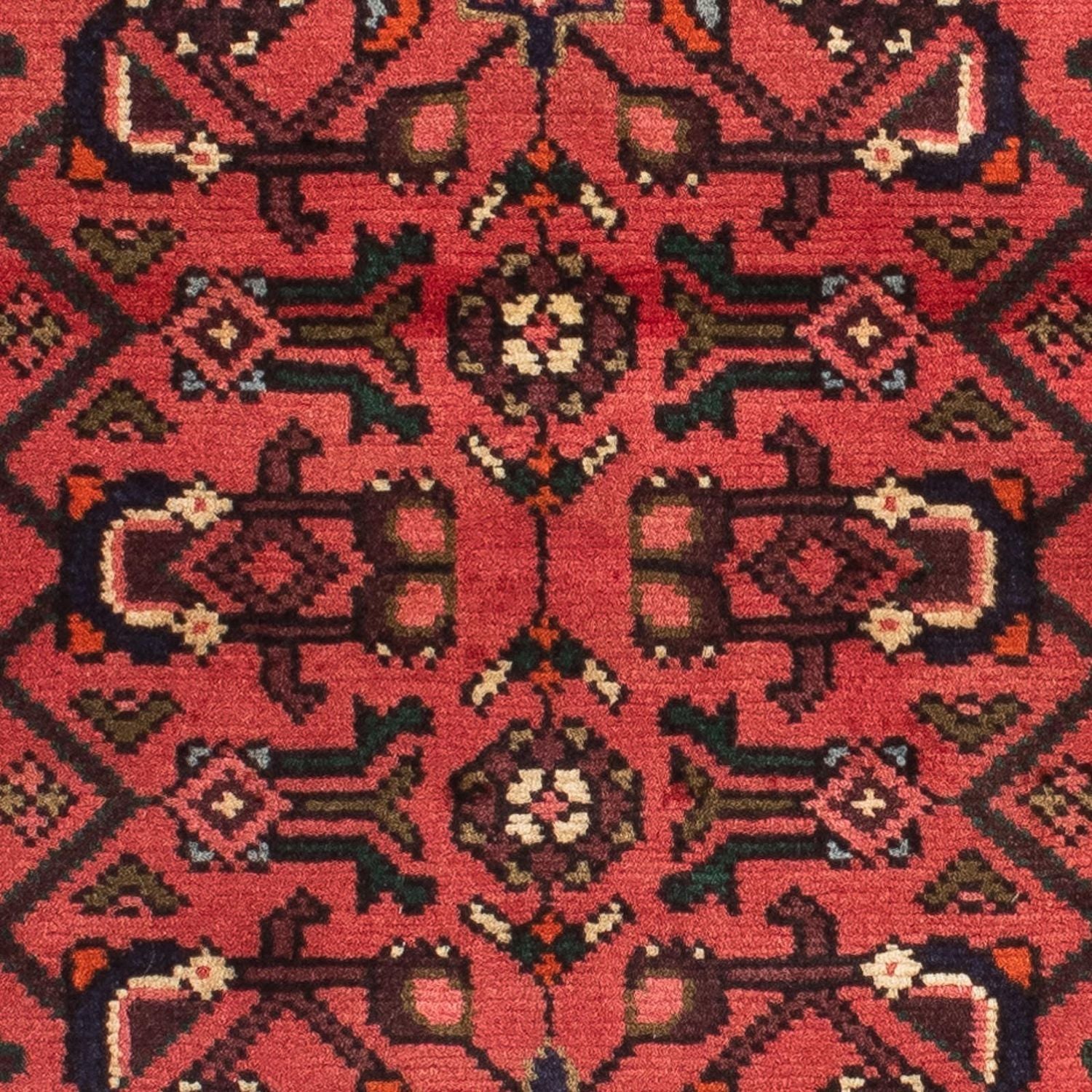 Løber Persisk tæppe - Nomadisk - 198 x 70 cm - mørkerød