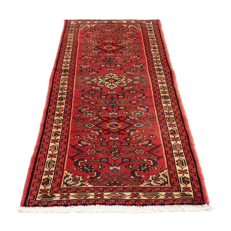 Løber Persisk tæppe - Nomadisk - 205 x 75 cm - mørkerød