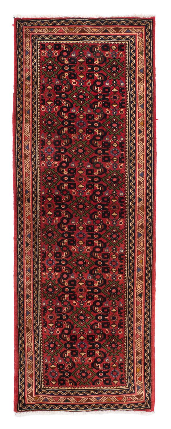 Løber Persisk tæppe - Nomadisk - 193 x 65 cm - mørkerød