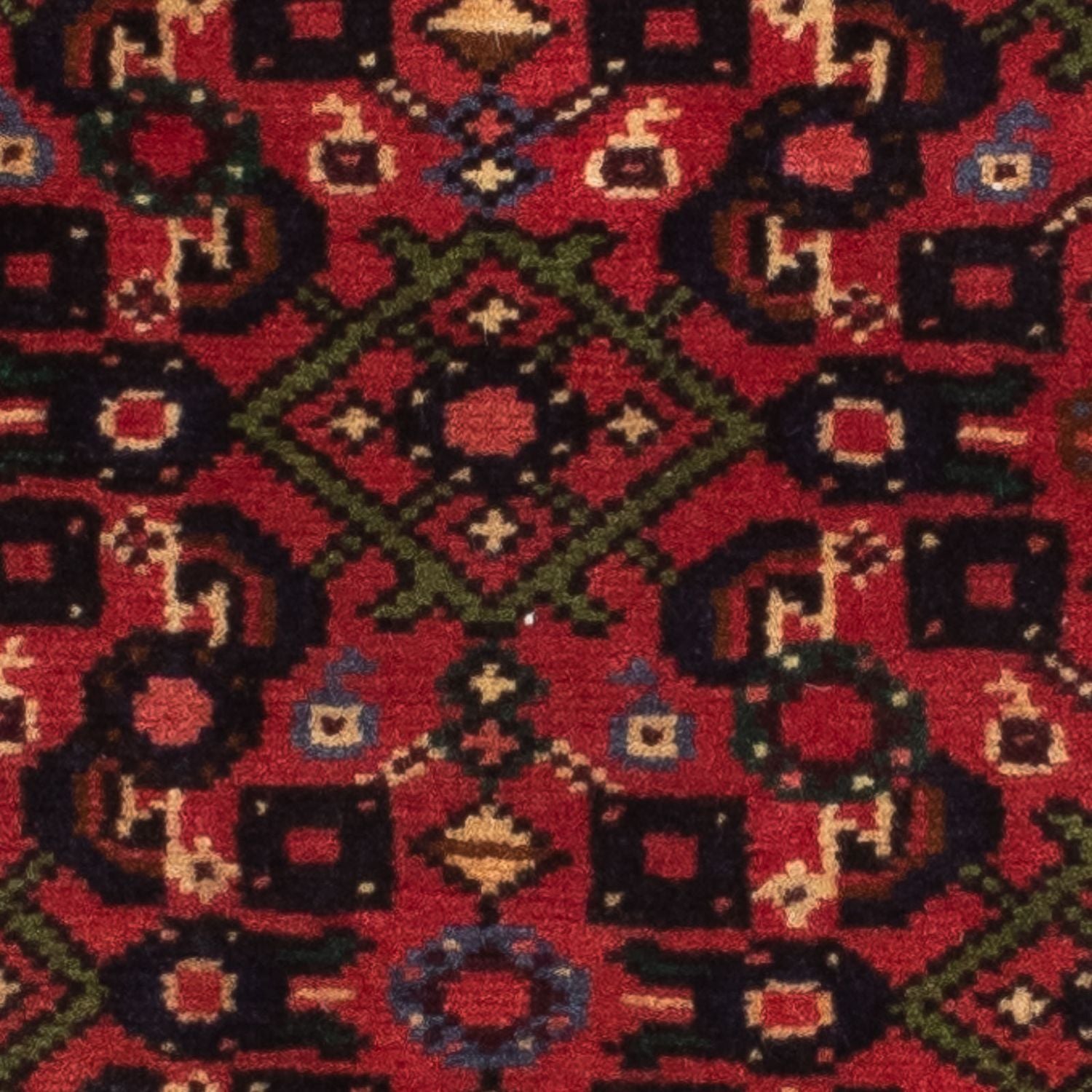 Løber Persisk tæppe - Nomadisk - 193 x 65 cm - mørkerød