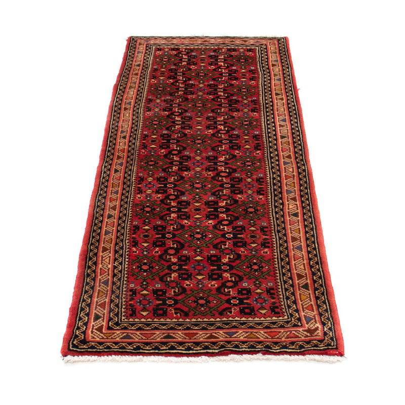 Løber Persisk tæppe - Nomadisk - 193 x 65 cm - mørkerød