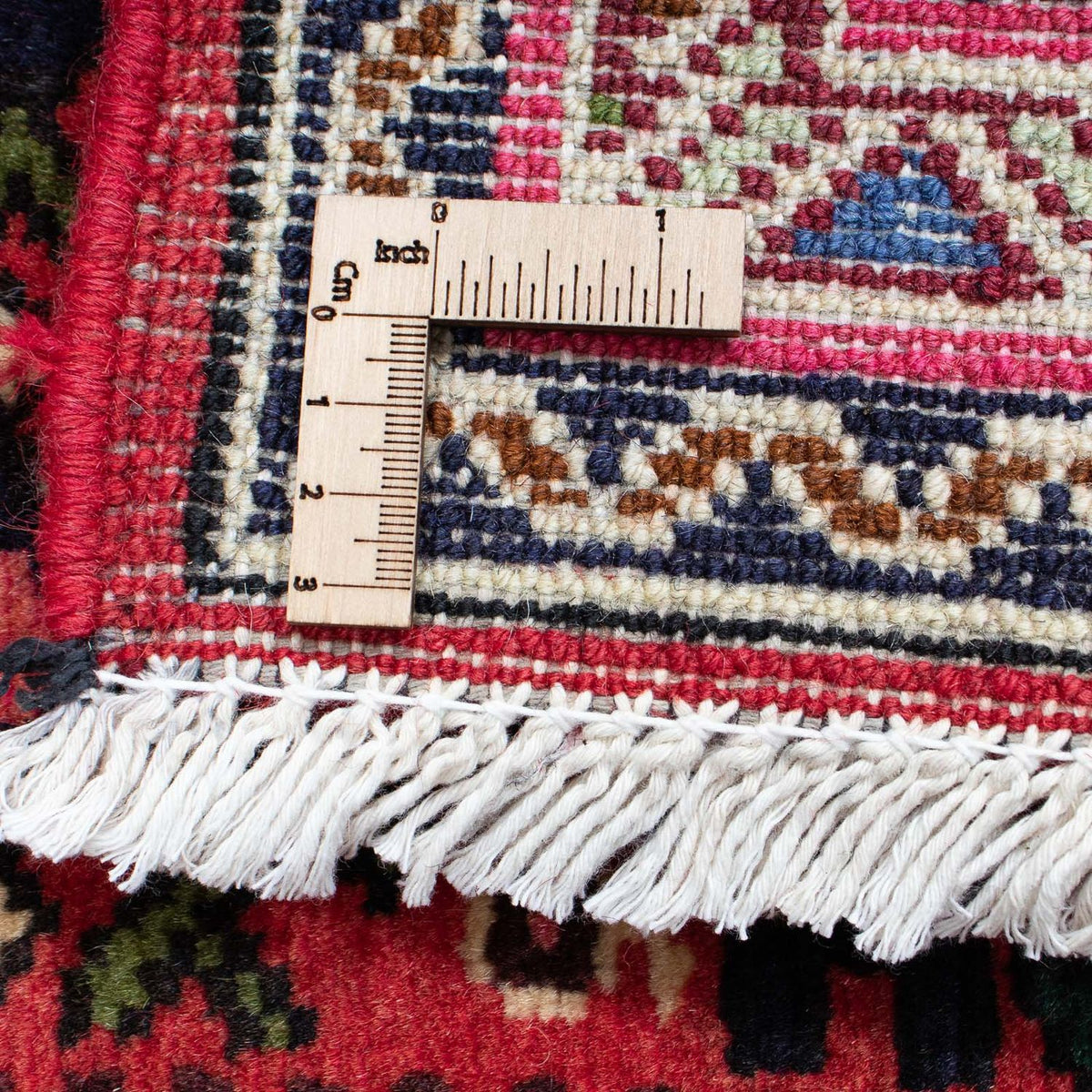 Løber Persisk tæppe - Nomadisk - 193 x 65 cm - mørkerød