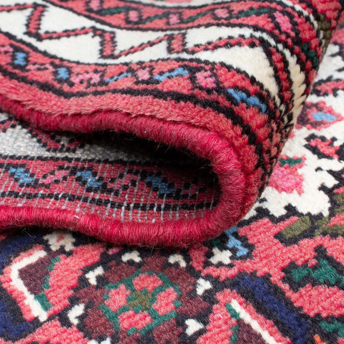 Løber Persisk tæppe - Nomadisk - 190 x 80 cm - mørkerød