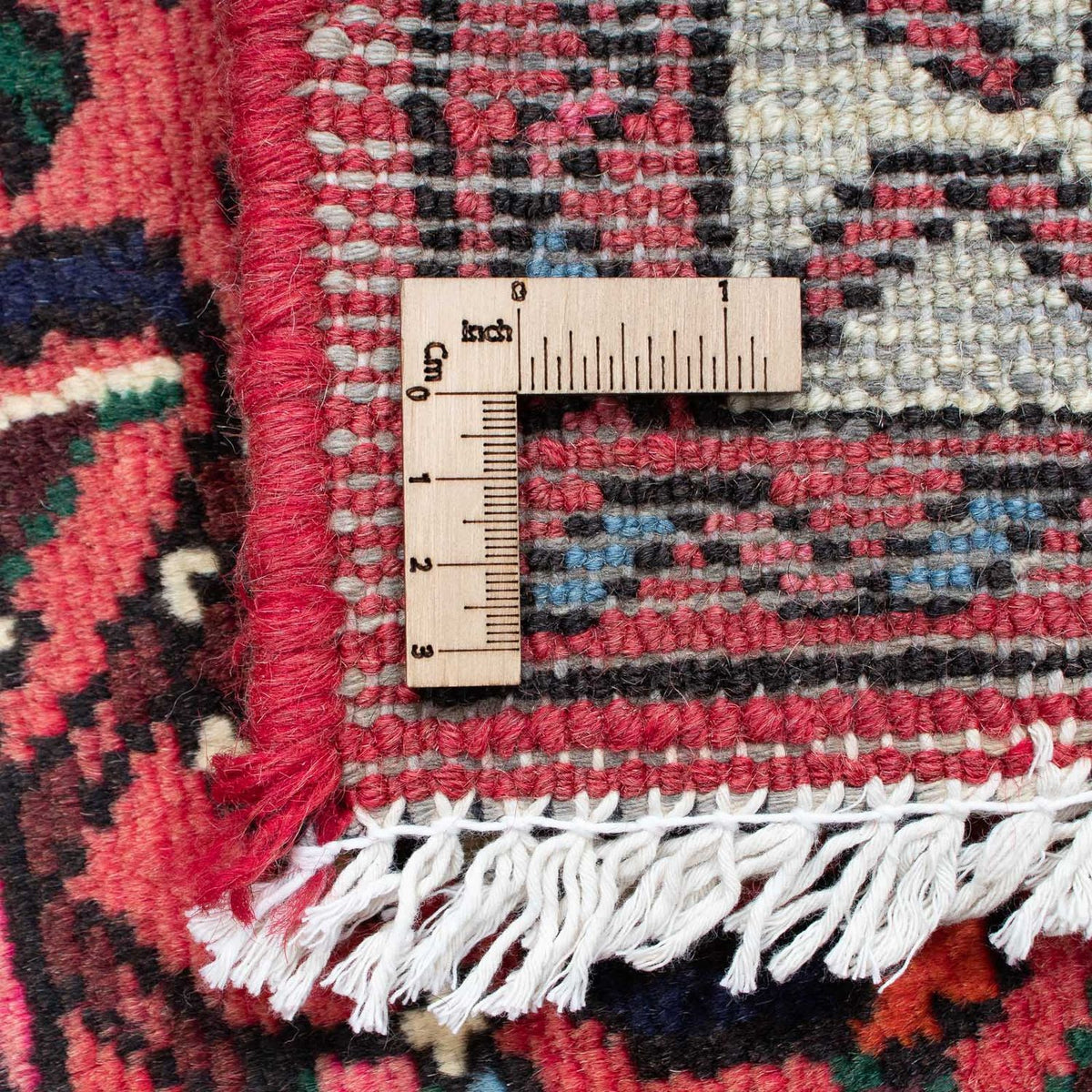 Løber Persisk tæppe - Nomadisk - 190 x 80 cm - mørkerød