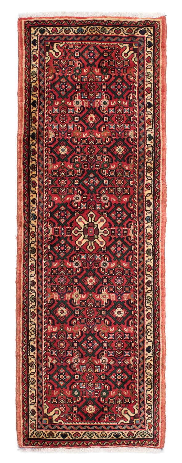 Løber Persisk tæppe - Nomadisk - 205 x 70 cm - mørkerød