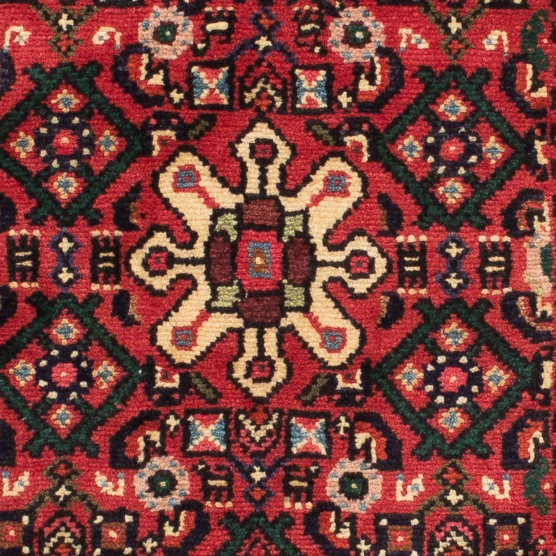 Løber Persisk tæppe - Nomadisk - 205 x 70 cm - mørkerød
