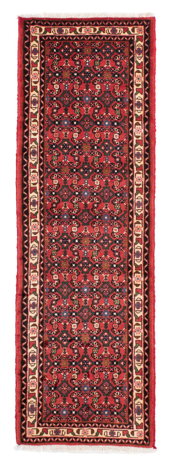 Løber Persisk tæppe - Nomadisk - 205 x 65 cm - mørkerød