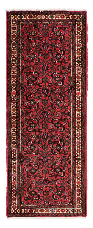 Løber Persisk tæppe - Nomadisk - 195 x 75 cm - mørkerød