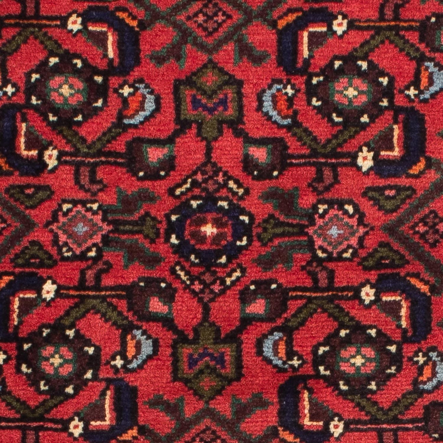 Løber Persisk tæppe - Nomadisk - 195 x 75 cm - mørkerød