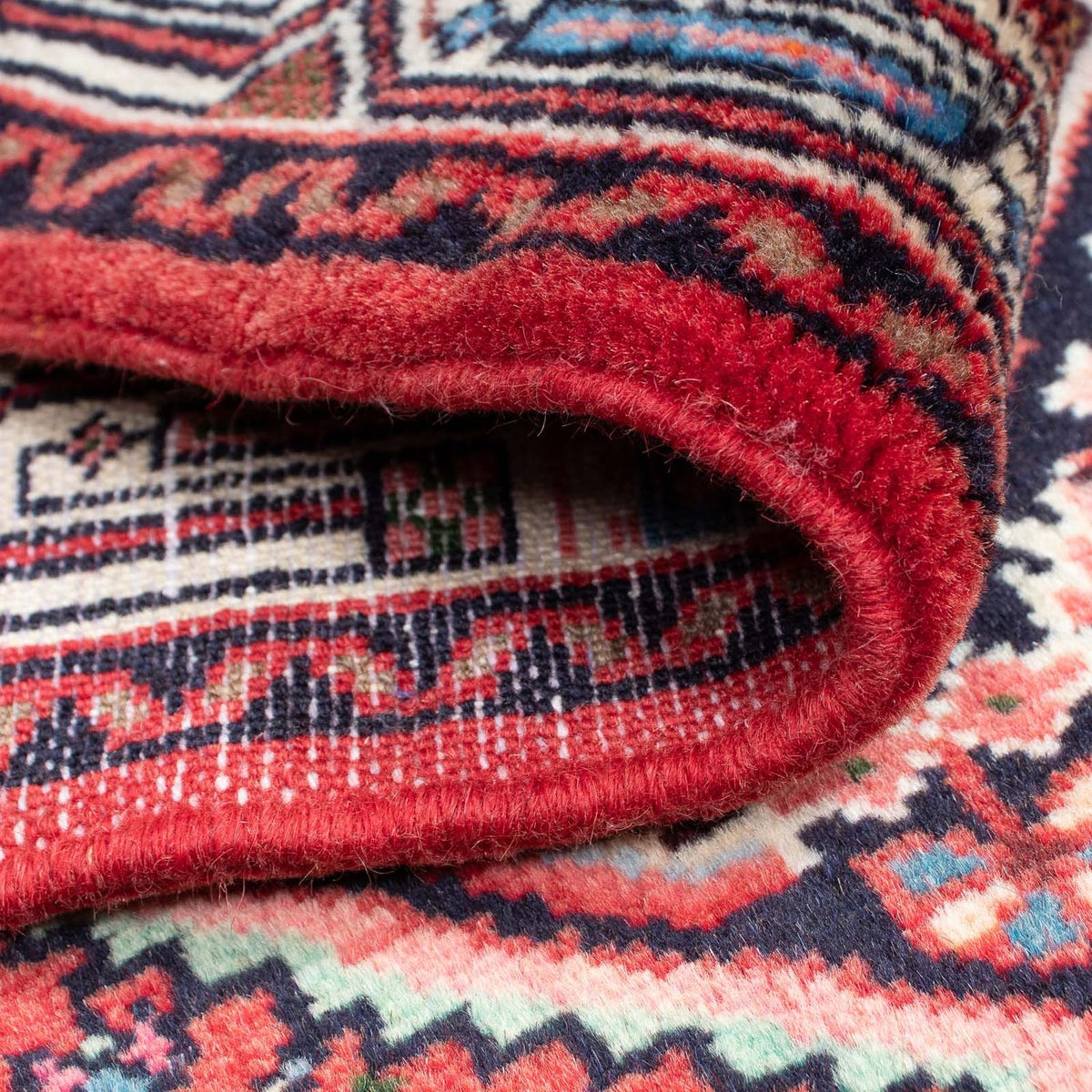 Løber Persisk tæppe - Nomadisk - 190 x 82 cm - mørkerød