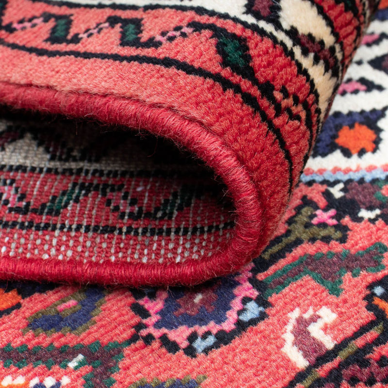 Løber Persisk tæppe - Nomadisk - 198 x 75 cm - mørkerød