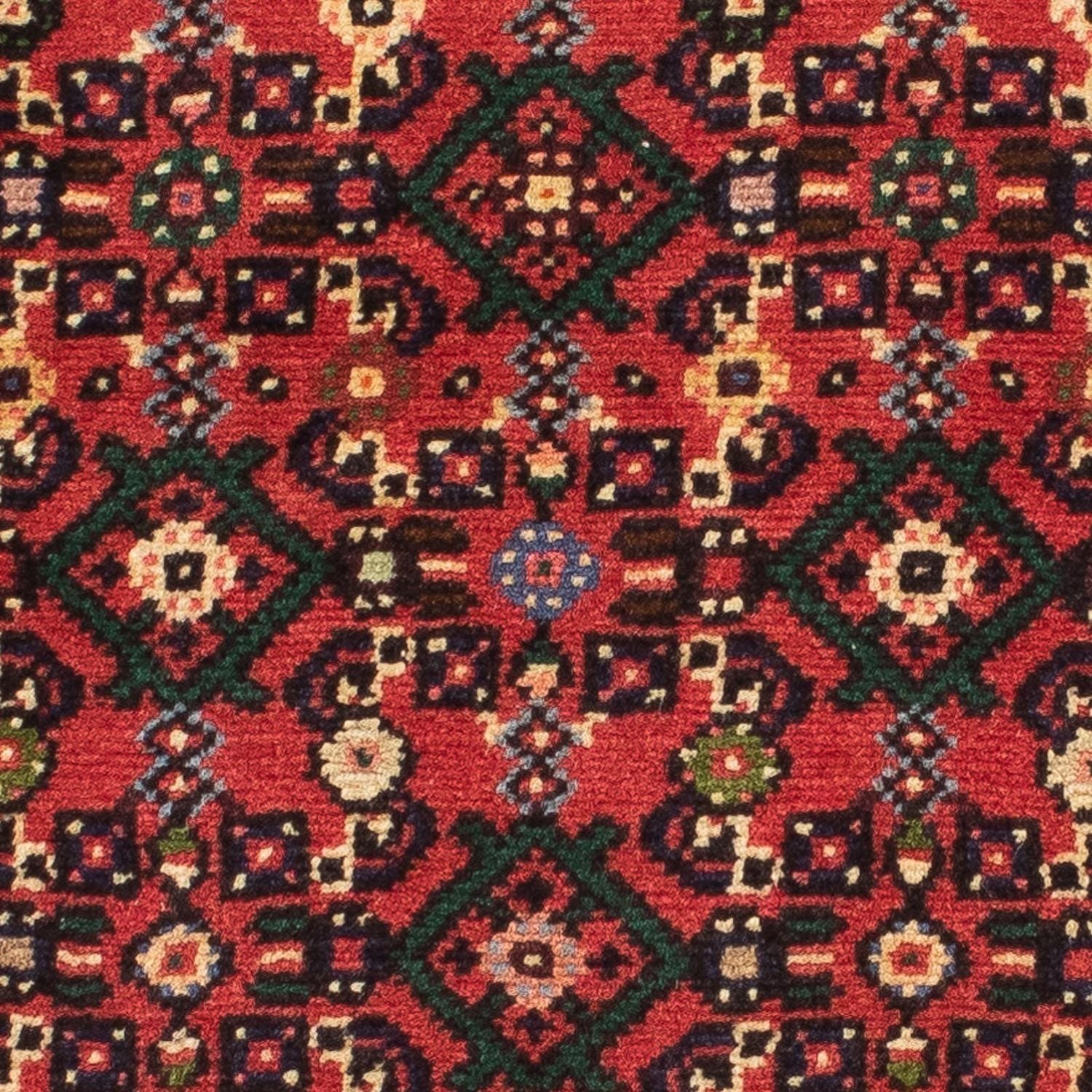 Løber Persisk tæppe - Nomadisk - 205 x 70 cm - mørkerød