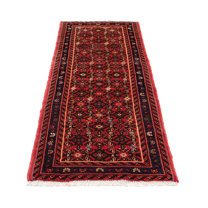 Løber Persisk tæppe - Nomadisk - 205 x 70 cm - mørkerød
