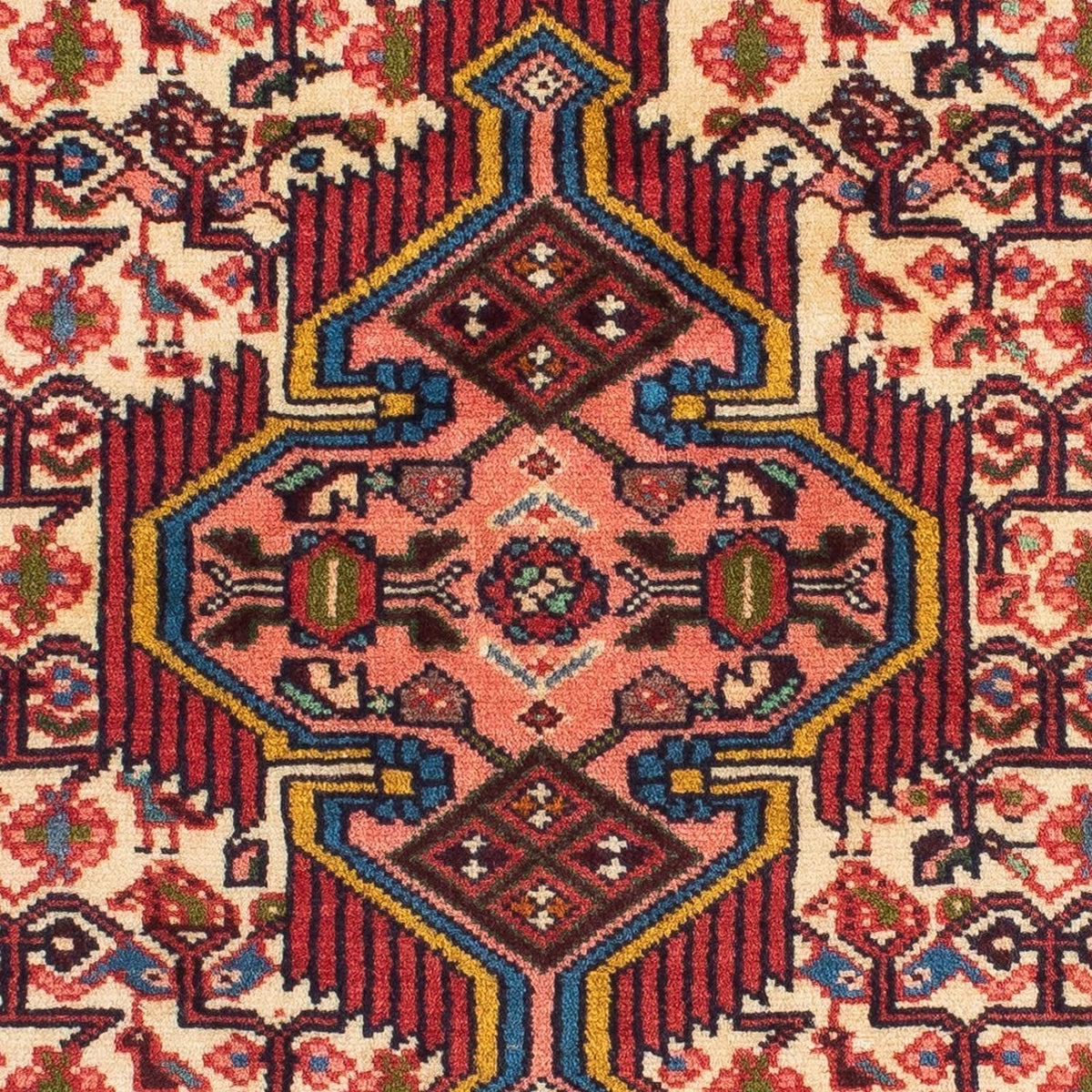 Løber Persisk tæppe - Nomadisk - 195 x 82 cm - lysrød