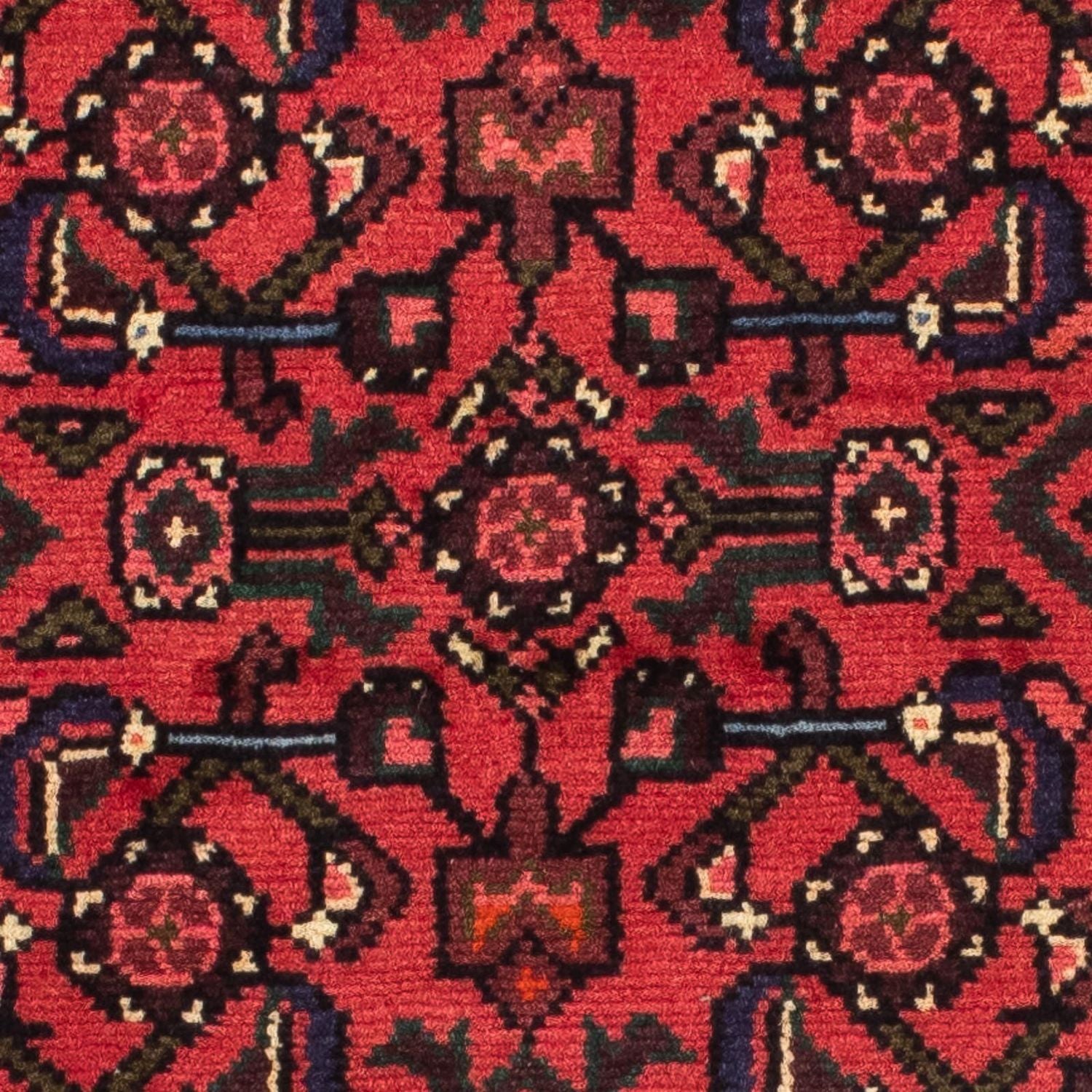 Løber Persisk tæppe - Nomadisk - 195 x 70 cm - mørkerød