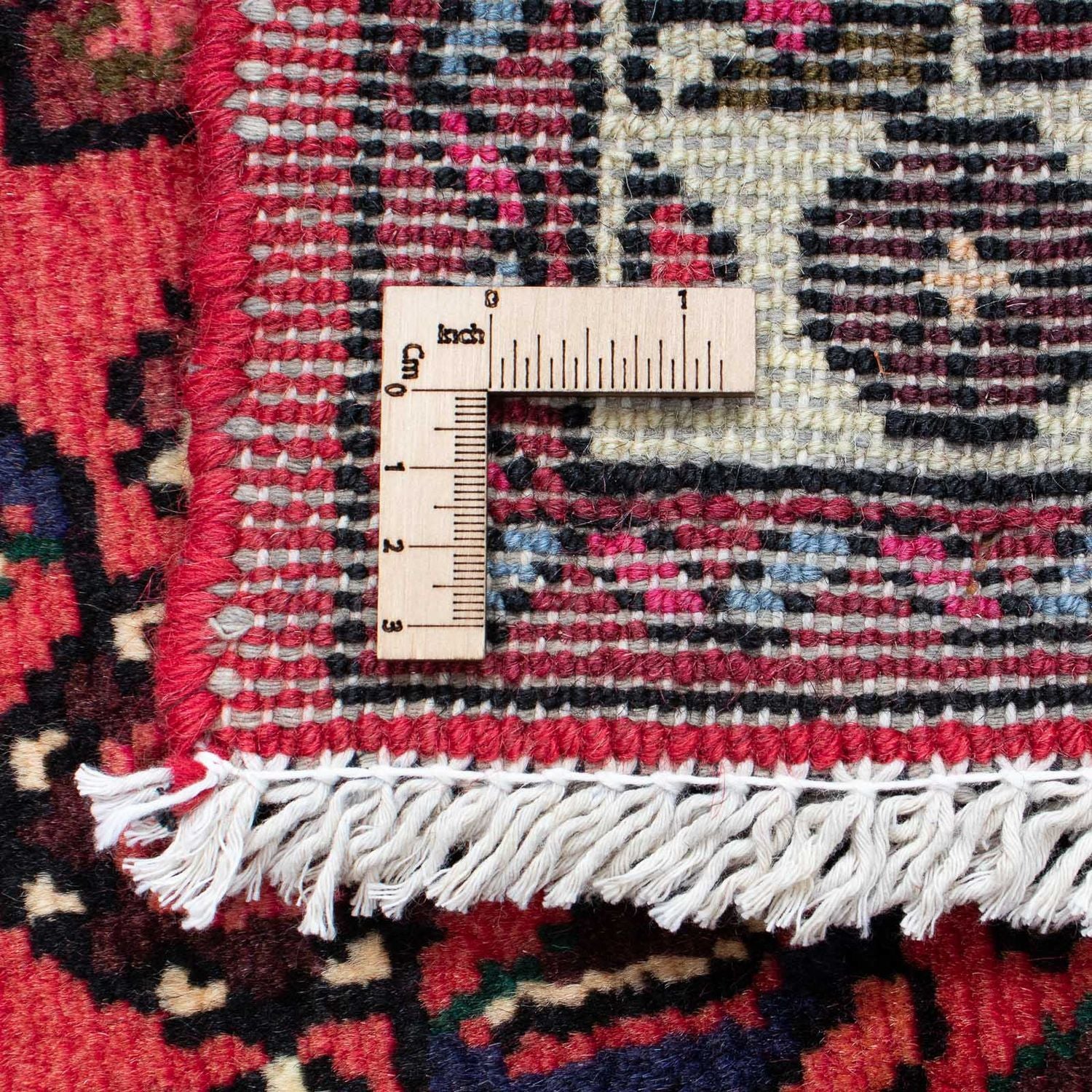 Løber Persisk tæppe - Nomadisk - 195 x 70 cm - mørkerød