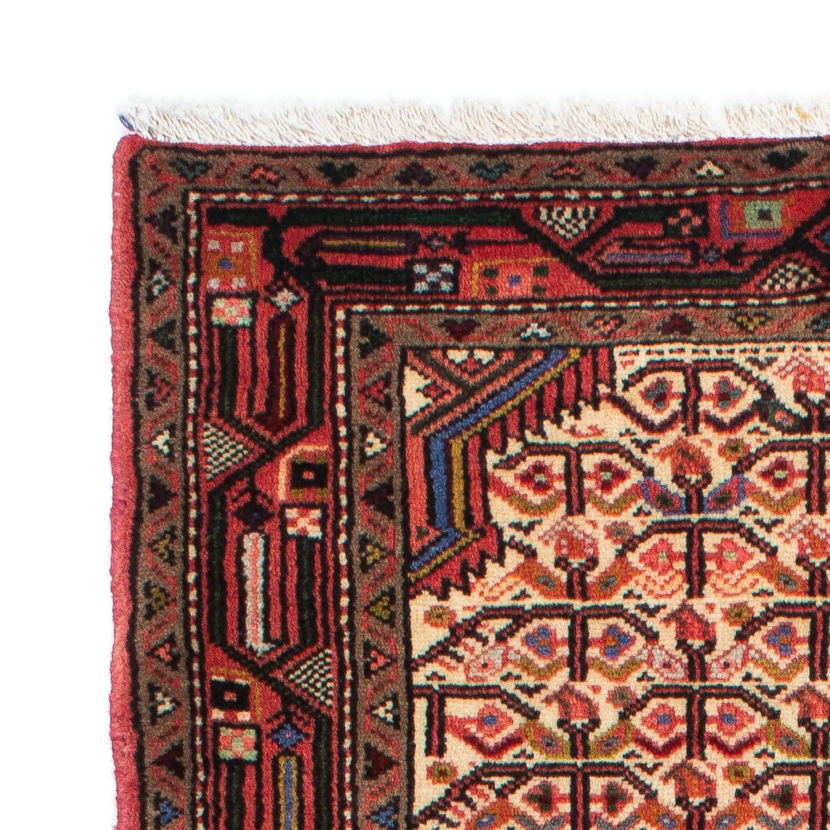 Løber Persisk tæppe - Nomadisk - 204 x 83 cm - lysrød