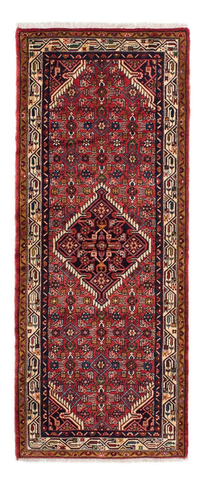 Løber Persisk tæppe - Nomadisk - 200 x 78 cm - mørkerød