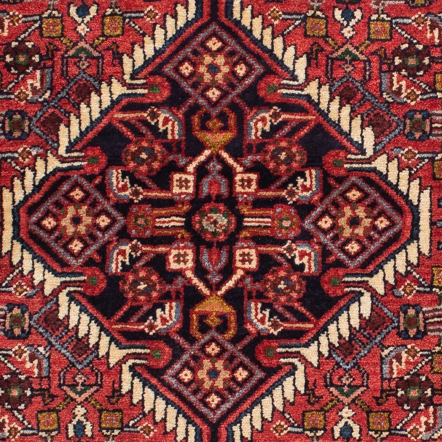 Løber Persisk tæppe - Nomadisk - 200 x 78 cm - mørkerød