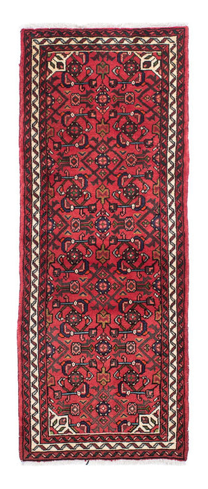 Løber Persisk tæppe - Nomadisk - 185 x 70 cm - mørkerød