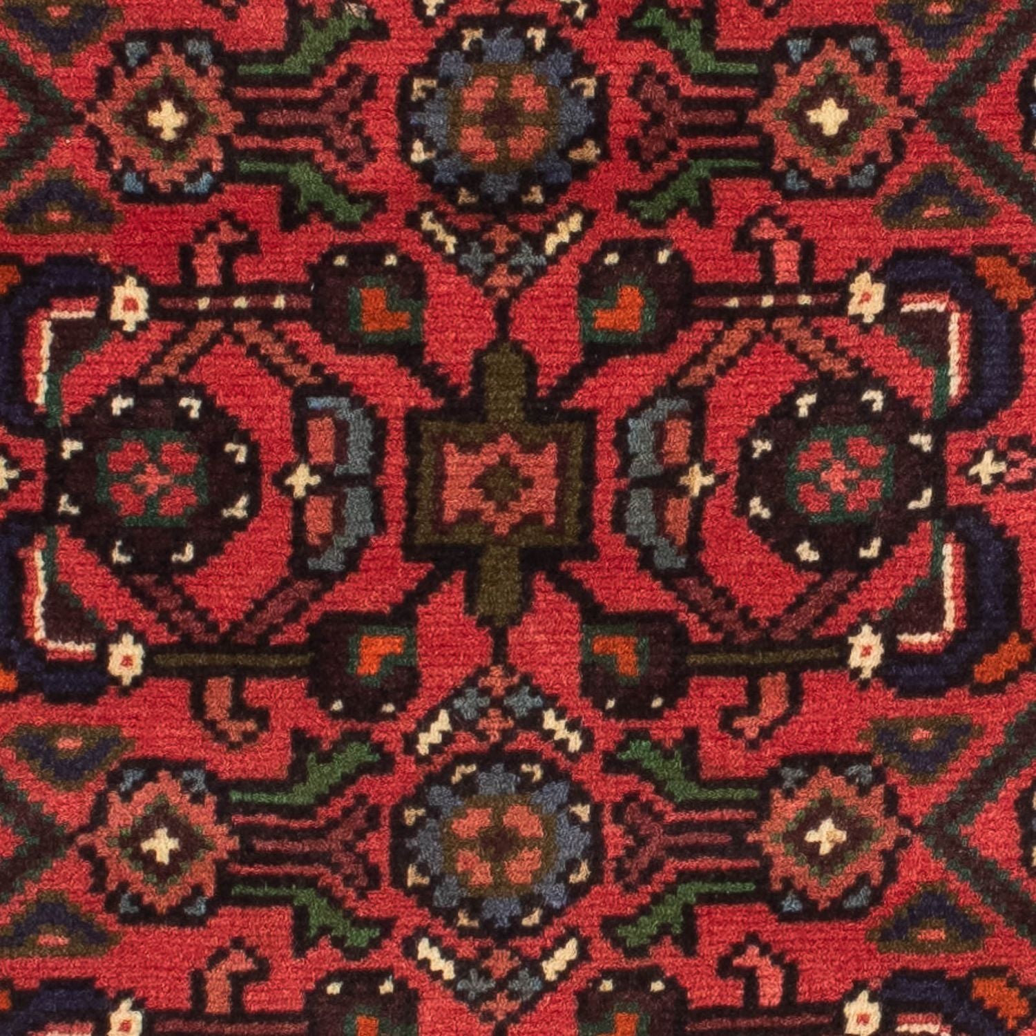 Løber Persisk tæppe - Nomadisk - 195 x 68 cm - mørkerød
