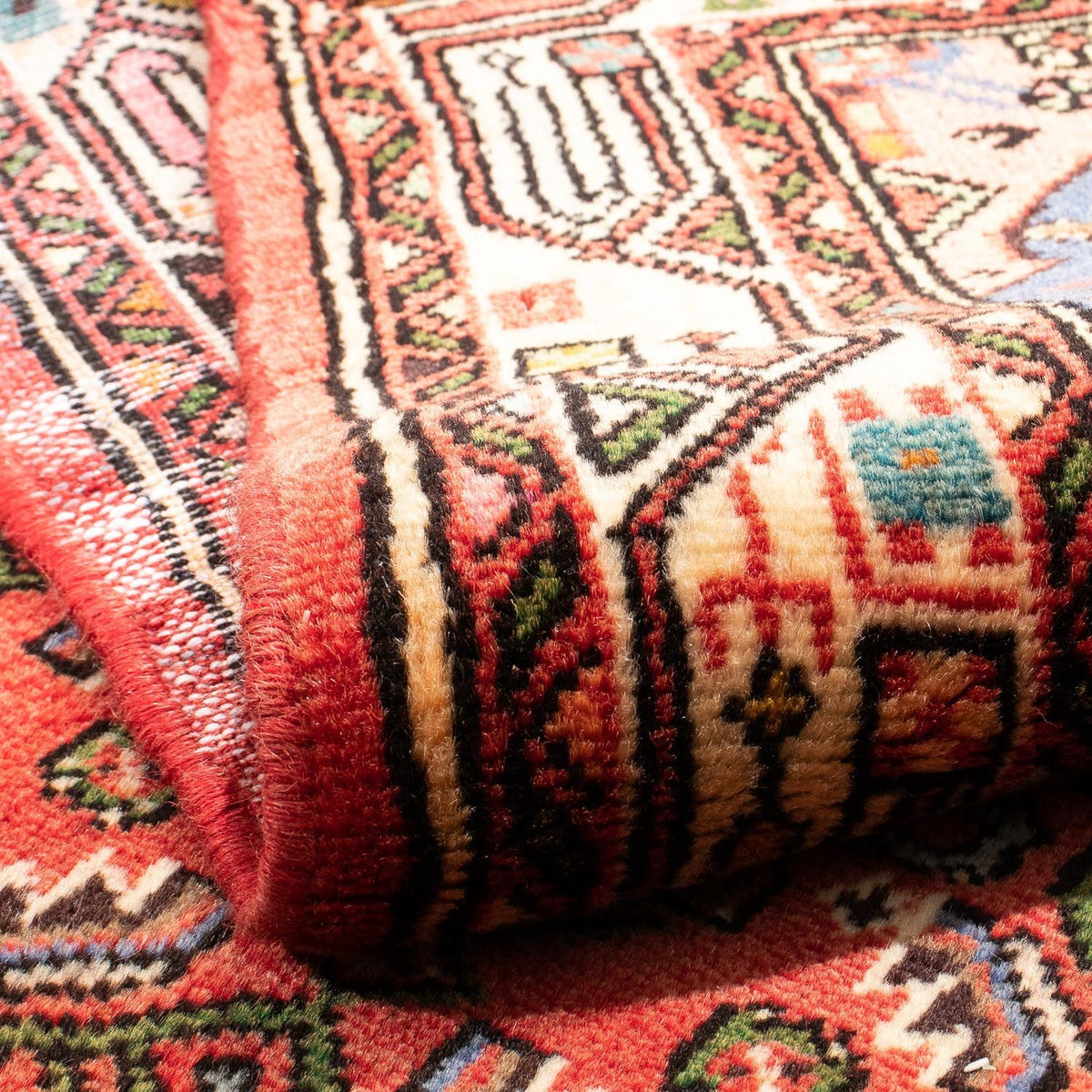 Persisk tæppe - Nomadisk - 150 x 102 cm - rød