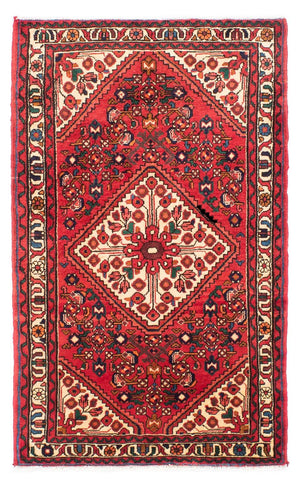 Persisk tæppe - Nomadisk - 160 x 108 cm - rød