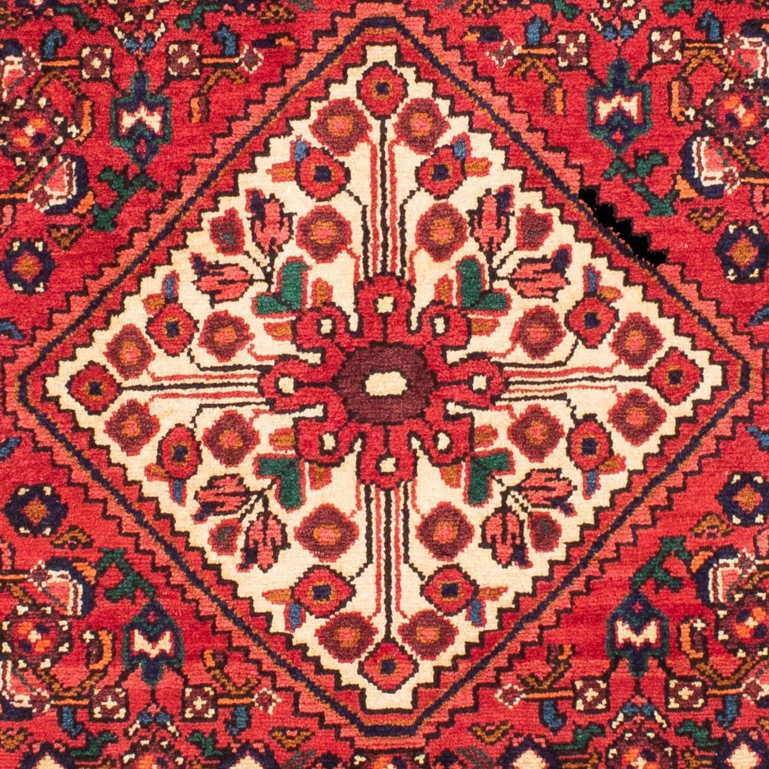 Persisk tæppe - Nomadisk - 160 x 108 cm - rød